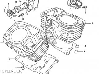 CYLINDER - VS800GL INTRUDER 1992 (N) USA (E03)