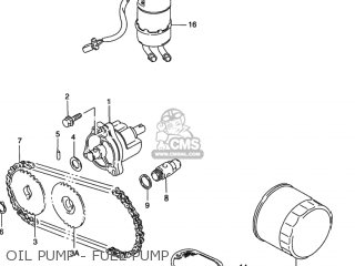OIL PUMP - FUEL PUMP - VS800GL INTRUDER 1992 (N) USA (E03)