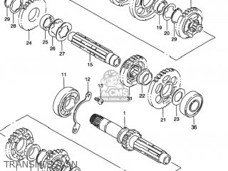 TRANSMISSION - VS800GL INTRUDER 1992 (N) USA (E03)