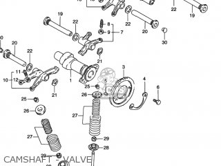 CAMSHAFT - VALVE - VS800GL INTRUDER 1993 (P) USA (E03)