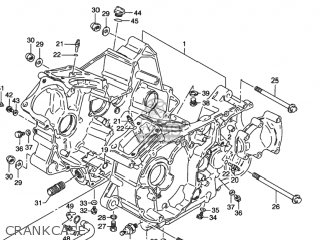 CRANKCASE - VS800GL INTRUDER 1993 (P) USA (E03)