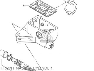 FRONT MASTER CYLINDER - VS800GL INTRUDER 1993 (P) USA (E03)