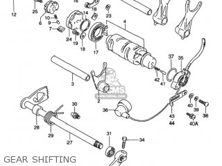 GEAR SHIFTING - VS800GL INTRUDER 1993 (P) USA (E03)