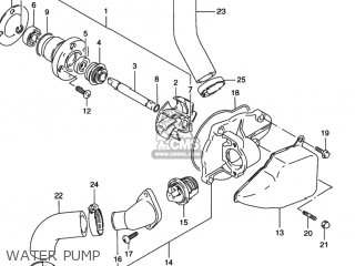 WATER PUMP - VS800GL INTRUDER 1993 (P) USA (E03)