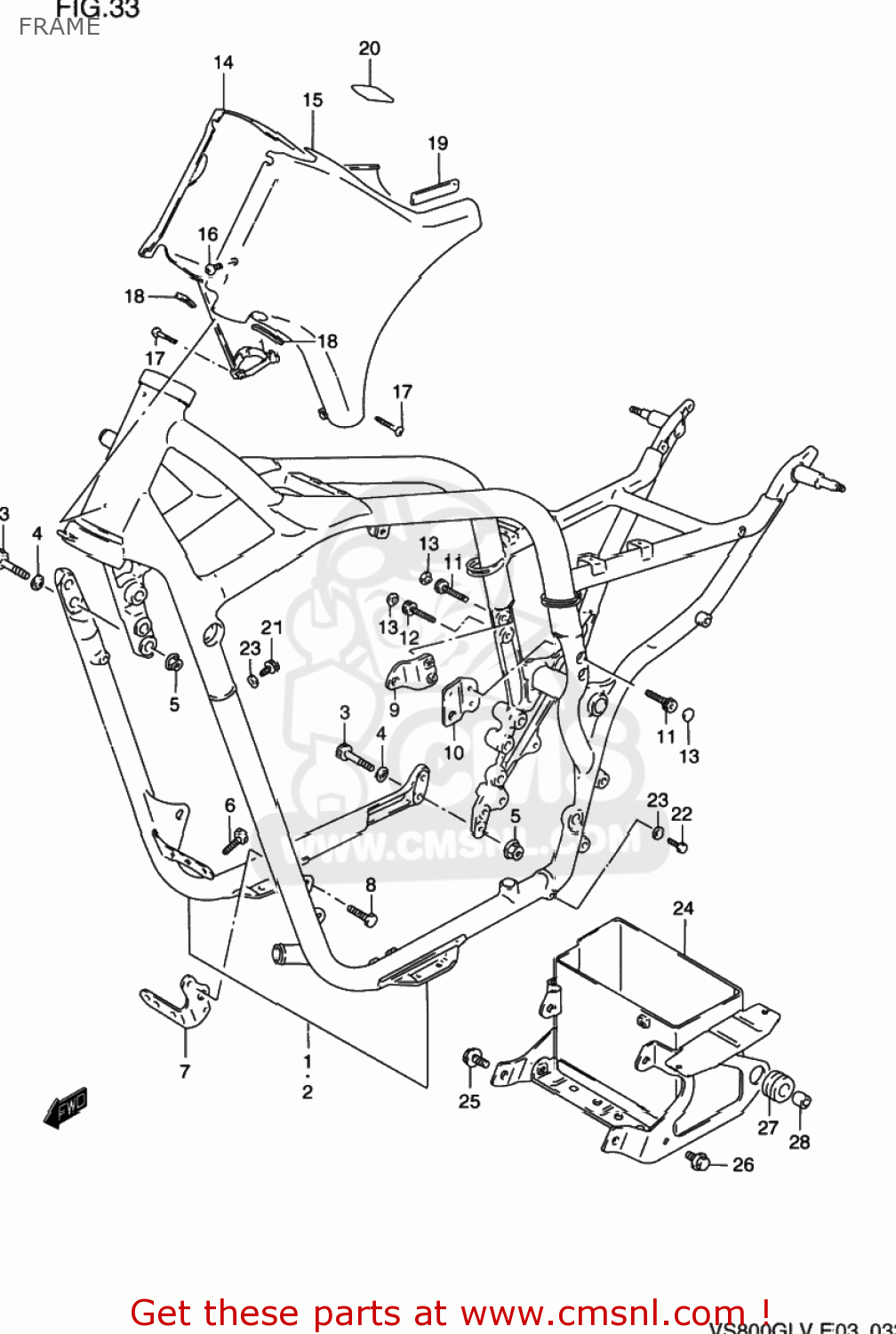 FRAME VS800GL INTRUDER 1994 (R) USA (E03)