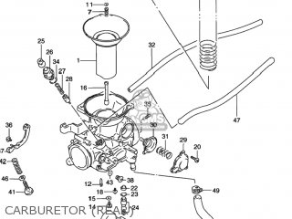 CARBURETOR (REAR) - VS800GL INTRUDER 1994 (R) USA (E03)