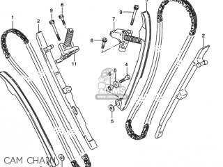 CAM CHAIN - VS800GL INTRUDER 1996 (T) USA (E03)