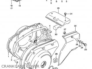 CRANKCASE COVER - VS800GL INTRUDER 1996 (T) USA (E03)