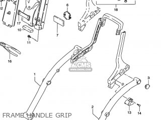 FRAME HANDLE GRIP - VS800GL INTRUDER 1996 (T) USA (E03)