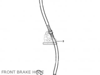 FRONT BRAKE HOSE - VS800GL INTRUDER 1997 (V) USA (E03)