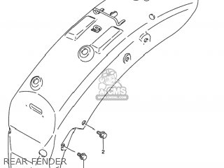 REAR FENDER - VS800GL INTRUDER 1997 (V) USA (E03)
