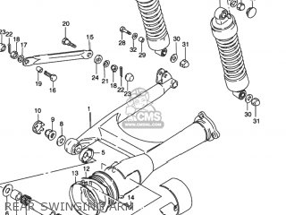 REAR SWINGING ARM - VS800GL INTRUDER 1997 (V) USA (E03)