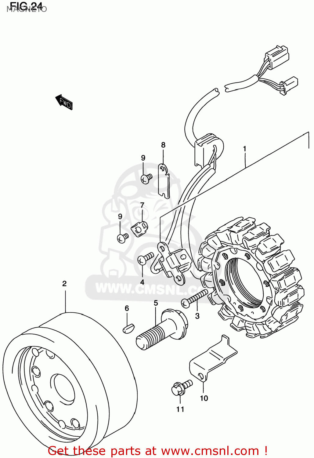 MAGNETO VS800GL INTRUDER 1998 (W) USA (E03)