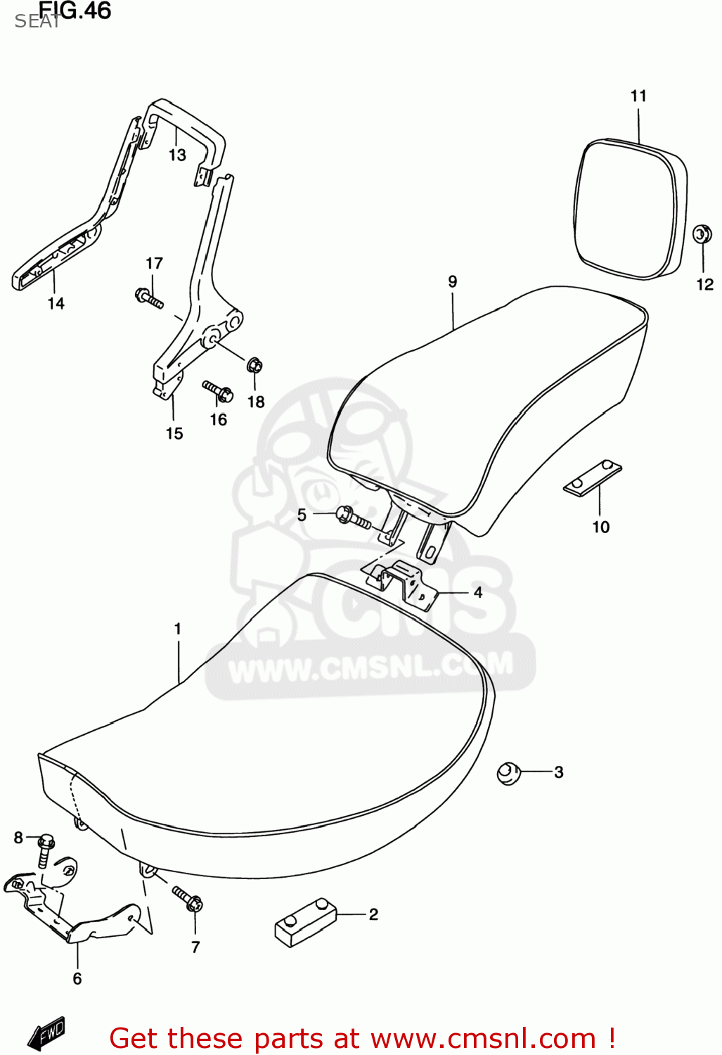 SEAT VS800GL INTRUDER 1998 (W) USA (E03)