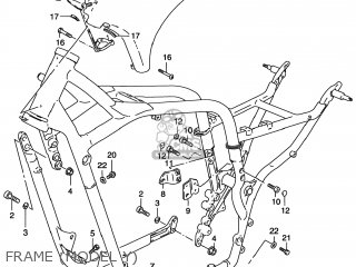 FRAME (MODEL Y) - VS800GL INTRUDER 1998 (W) USA (E03)