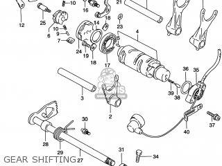 GEAR SHIFTING - VS800GL INTRUDER 1998 (W) USA (E03)