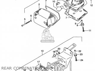 REAR COMBINATION LAMP - VS800GL INTRUDER 1998 (W) USA (E03)