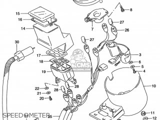 SPEEDOMETER - VS800GL INTRUDER 1998 (W) USA (E03)