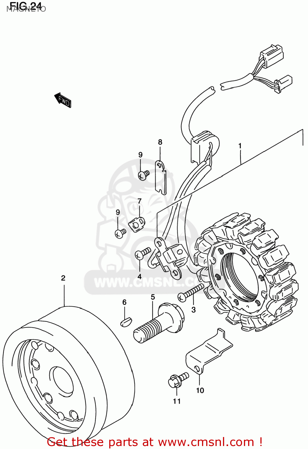 MAGNETO VS800GL INTRUDER 1999 (X) USA (E03)