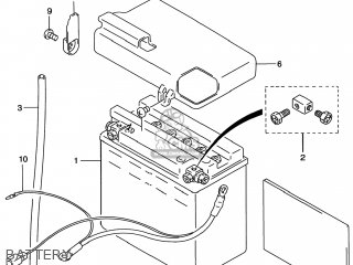 BATTERY - VS800GL INTRUDER 1999 (X) USA (E03)