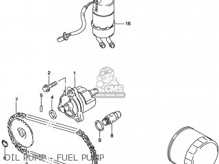 OIL PUMP - FUEL PUMP - VS800GL INTRUDER 1999 (X) USA (E03)