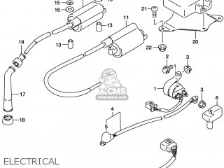 Suzuki VS800GL INTRUDER 2000 (Y) USA (E03) parts lists and schematics