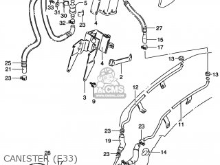 CANISTER (E33) - VS800GL INTRUDER 2000 (Y) USA (E03)