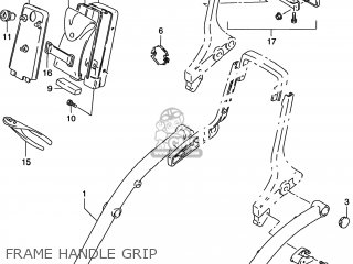 FRAME HANDLE GRIP - VS800GL INTRUDER 2000 (Y) USA (E03)