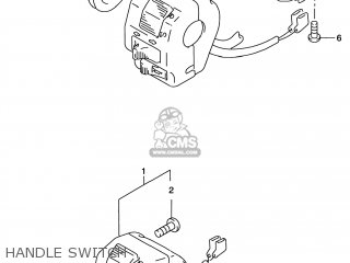 HANDLE SWITCH - VS800GL INTRUDER 2000 (Y) USA (E03)