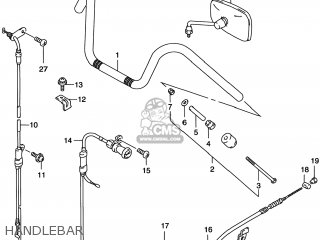 HANDLEBAR - VS800GL INTRUDER 2000 (Y) USA (E03)