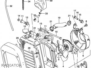 RADIATOR - VS800GL INTRUDER 2000 (Y) USA (E03)