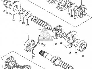 TRANSMISSION - VS800GL INTRUDER 2000 (Y) USA (E03)