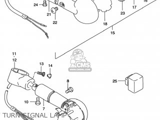 TURN SIGNAL LAMP - VS800GL INTRUDER 2000 (Y) USA (E03)