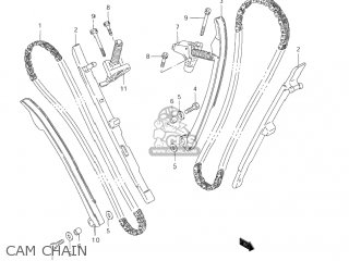 CAM CHAIN - VS800GL INTRUDER 2001 (K1) USA (E03)