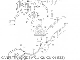 CANISTER (MODEL K1/K2/K3/K4 E33) - VS800GL INTRUDER 2001 (K1) USA (E03)