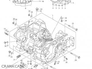 CRANKCASE - VS800GL INTRUDER 2001 (K1) USA (E03)