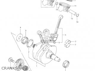 CRANKSHAFT - VS800GL INTRUDER 2002 (K2) USA (E03)