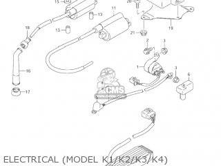 ELECTRICAL (MODEL K1/K2/K3/K4) - VS800GL INTRUDER 2002 (K2) USA (E03)