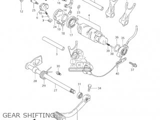 GEAR SHIFTING - VS800GL INTRUDER 2002 (K2) USA (E03)