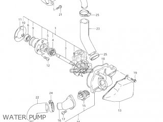 WATER PUMP - VS800GL INTRUDER 2002 (K2) USA (E03)