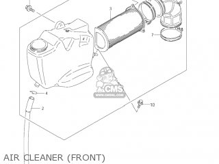 AIR CLEANER (FRONT) - VS800GL INTRUDER 2004 (K4) USA (E03)