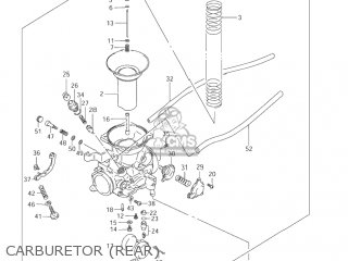 CARBURETOR (REAR) - VS800GL INTRUDER 2004 (K4) USA (E03)