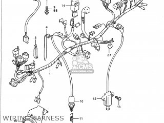 WIRING HARNESS - VX800 1990 (L) USA (E03)