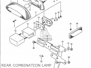 Suzuki VX800 1991 (M) USA (E03) parts lists and schematics