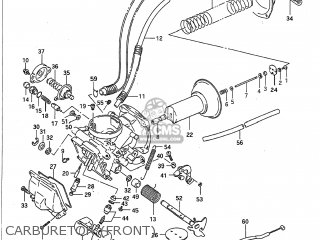 CARBURETOR (FRONT) - VX800 1991 (M) USA (E03)