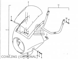 COWLING (OPTIONAL) - VX800 1991 (M) USA (E03)
