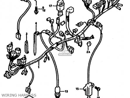 WIRING HARNESS - VX800 1992 (N) (E01 E02 E04 E15 E16 E17 E18 E21 E22 E24 E25 E34)