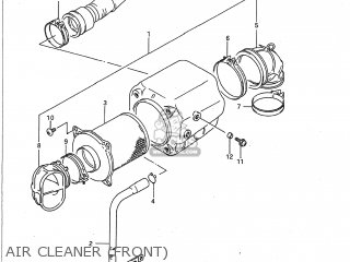 AIR CLEANER (FRONT) - VX800 1992 (N) USA (E03)
