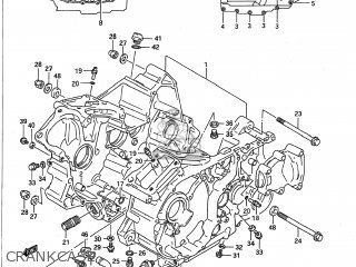CRANKCASE - VX800 1992 (N) USA (E03)