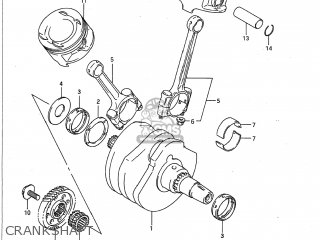 CRANKSHAFT - VX800 1992 (N) USA (E03)